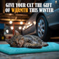 PETNF Outdoor Pet Heating Pad for Cats Dogs Waterproof Cat Warming Pad Outdoor Outside Safe Electric Heating Pad for Feral Cat House Heated Dog Bed Mat 20"X16"