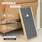 PETKARAY Felt Cat Scratcher, L Shaped Scratching Pad, Scratch Resistant Carpet Scratcher Ramp, Slot-Free Scratch Board with Toy Ball, Dark Grey