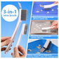 XANGNIER Bird Cage Cleaner Brush Kit,Bird Poop Remover Cleaning Tools Set Accessories for Small,Medium,Large,Tall,Stainless Steel,Parakeet,Budgie,African Grey Parrot,Cockatoo Birds Cage Accessories