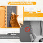 Cat Scratch Pad Felt Cat Scratcher for Indoor Cats Scratching Board Scratchers for Large Cat Scratch Furniture Protector with Ball Kitten Toys L Shape 26.8 Inch Grey