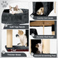 58.5inch Large Cat Tree Tower Condo for Indoor Cats, Soft Plush Multi-Level Climbing Tree Cat House with 1 360° Rotating Cat Cave, Scratching Post, More Entrance/Exit, Sisal Rope, Grey Black