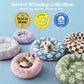 LE SURE Shown on TV Donut Dog Bed Medium Size Dog - Round Cat Beds Indoor as Bed Gift for Calming with Washable Cover, Cute Home Decor Bed with