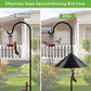 Squirrel Baffle for Bird Feeder Pole - 19 Inch for Shepherd’s Hook, Squirrel Proof Cone (1 Pack, Black)