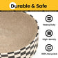 Cat Scratcher Cardboard,2 in 1 Oval Cat Scratch Pad Bowl for Indoor Kitty Grinding Claw,Round Kittens Scratching Board Corrugated Lounge Pet Beds&Furniture Protector for Sofas