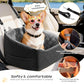 Dog Car Seat for Small Dogs Up to 30 Lbs, Pet Travel Safety Bed for Puppy Cat, Fits in Front/Back Seat, Anti Slip Base, Fully Detachable Washable