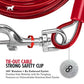 Tuff Pupper Dog Tie Out Cable 60 Feet | Dog Runner Cable for Yard 60 ft | Heavy Duty Lead | Water & Rust Resistant Industrial Strength Steel | 360