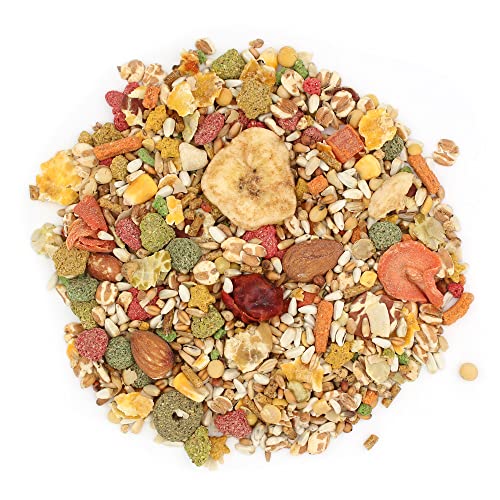 Vitakraft VitaSmart Conure Small Parrot Food 4 Pound Bag Premium Bird Food Mix with Real Vegetables Fruits Grains and Seeds Provides Wholesome Daily Nutrition and Variety for Conures & Small Parrots