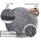 Muddy Mat® Cloud K-9 Dog Beds for Small Dogs & Cats, Soft & Relaxing Round Dog Bed, Chenille Material, Removable Cover, Washable & Dryer Safe – Grey