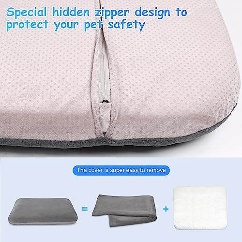 Dog Bed for 150 Pounds Dogs, Super Comfy Large Bed, 47 Inches Orthopedic Sleeping Mattress for XL Dogs, Jumbo Size with Anti Slip Bottom, with Removable and Washable Cover