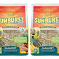Higgins 2 Pack of Sunburst Gourmet Blend Parakeet Food, 2 Pounds Each, with Protein Egg Food