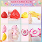 20Pcs Taba Squishy Pack Fidget Toys, Include Squishies Chick, Cat Paws, Hamster, Strawberry Toys, Sensory Toys for Kids, Classroom Birthday Gifts