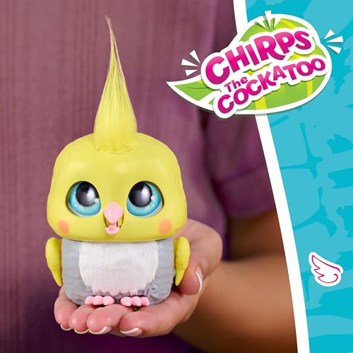 FurReal Handfuls Chirps The Cockatoo, 3.5 Inch Interactive Toy, for Boys and Girls, Ages 4 and Up
