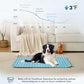 MICROCOSMOS Summer Cooling Mat & Sleeping Pad- Water Absorption Top, Materials Safe, Easy Carry, EZ Clean. Keep Cooling for Pets, Kids and