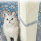 Karolpar 32" Cat Scratching Post for Indoor Cats, Sisal Cat Scratcher with Plush Perch, Large Scratch Post with Bed, Removable Cover, Sisal Fabric,Light Grey