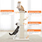Cat Scratching Post 33 Inch Nature Sisal Cat Scratch Post for Indoor Cats, Large Cat Scratcher Protect Your Furniture, for All Breeds