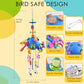 KATUMO Bird Toys, Parrot Pull Spoons Colorful Acrylic Stick Toys Bird Chew Toys for  Parrot, African Grey, Conure, Caique, Quaker, Small Cockatoo, Mini Macaw, Eclectus and Similar Birds