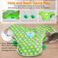 umosis Interactive Cat Toys Rechargeable,Moving Concealed Feathers,Real Mouse Squeaky,Touch Activated Cat Kitten Toy Exercise Toys for Indoor Bored