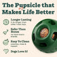 WOOF Pupsicle and Treat Tray - Long-Lasting Interactive Dog Ball Toy and Silicone Dog Treat Mold - Keep Your Pup Busy - Easy to Clean - Toys for Medium and Large Dogs 25-75 lbs