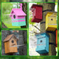 Bluebird House Predator Guards 2 Pcs, Strong Metal Wire Birdhouse Entrance Protector Guard Bird House Protector Guards for Eastern Bluebird Box (Square)