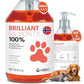 Salmon Oil for Dogs - Healthy Skin & Coat, All Natural Norwegian Fish Oil Food Supplement for Pets, Omega 3 EPA DHA, Ideal for Shedding, Allergy, Itching, Dry Skin, Joint & Bone Health - 16.9 Oz