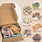 Bissap Rabbit Chew Toy, Natural Bunny Treats Snacks with Timothy Hay Water Grass Mat Coconut Husk Box for Guinea Pigs Chinchillas Hamsters Gerbils and Other Small Pets Teeth Grinding