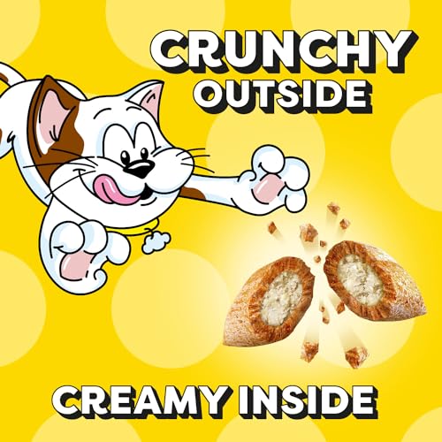 Temptations Classic Crunchy and Soft Cat Treats Feline Favorites Variety Pack, 3 oz. Pouches (Pack of 4)
