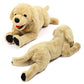 LotFancy Dog Stuffed Animals Plush, 21" Soft Cuddly Golden Retriever Plush Toys, Large Stuffed Dog, Puppy Dog Stuffed Animals, Easter Birthday Gift for Kids Girls Boys