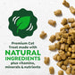 Greenies Cat Treats, Feline Veterinarian-Recommended Adult Natural Dental Cat Treats, Savory Salmon Flavor, 9.75 oz. Tub