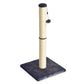 Basics Cat Scratching Post for Indoor Cats & Kittens, Medium (31.5"H), Cat Furniture with Dangling Ball Toy, Grey