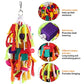 Rypet Large and Small Parrot Chewing Toys Parrot Cage Bite Toy Wooden Block Tearing Toys for Conures Cockatiels African Grey and Other  Parrots