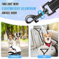 AUTOWT Double Dog Leash, No Tangle 360°Swivel Rotation Reflective Lead Attachment Adjustable Length Dual Two Dogs Lead Splitter, Comfortable Shock
