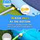 VISTOP 67" Non-Slip Splash Pad for Kids and Dogs, Thickened Sprinkler Pool for Toddlers, Outdoor Backyard Water Toys, Fun Fountain Play Mat for
