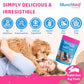 Munchbird Dehydrated Rabbit Ears 100g (3.5 oz) 12-15 pcs for Dogs, European Furry Rabbit Ear Natural Fiber for Pets, Rawhide Free Alternative to Pig Ears Dog Treats, Ear Size Varies