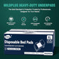 Heavy Duty Underpads 30"X36", 25 Count, Ultra Absorbent Chucks 130 Grams Tear-Resistant Disposable Bed Pads with Strength Cloth Backing Incontinence Pads for Adults, Kids or Pets