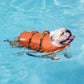 Outward Hound Granby Splash Orange Dog Life Jacket, Large
