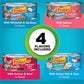 Purina Friskies Wet Cat Food Variety Pack Fish-A-Licious Extra Gravy,  Filets and Tasty Treasures - (Pack of 32) 5.5 oz. Cans
