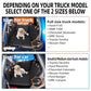 MAXFUT Dog Back Seat Extender for Truck,Truck Dog Seat Cover Back Seat,Dog Hammock for Truck,Hard Bottom Seat Extender,Pet Seat Covers for F150/RAM1500/Silverado