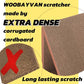 Cat Scratcher Cat Scratching Board - Foldable - Triangle, 6 Usable Sides Scratchers for Indoor Cats, Vertical Cat Scratch Pads(Pack of 3)