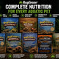 Ramshorn and Mystery Snail Complete Diet Aquarium Snail Food – Calcium-Enriched Sinking Pellets, Wafers & Granules.