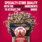 Cardinal & Crew Wild Bird Seed – 10 lb. Black Oil Sunflower, Sunflower Hearts & Safflower Blend for Cardinals, Grosbeaks & Chickadees – Bird Food for Outside Feeders