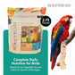 RoudyBush California Blend Pellets for Birds - Scientifically Formulated Bird Feed - Bird Food Pellets w/Dried Fruits, Vegetables & More - Nutritious & Healthy Feed for Birds (Mini, 44oz)