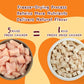 Jungle Calling Freeze Dried Chicken Cat & Dog Treats, Single Ingredient Chicken Bites for Cats & Dogs, High Protein Pet Training Treats, Edible Organic Food Topper, Approx 670 Pieces, 10.58 oz
