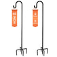 Ottsuls Shepherd-Hooks 60" Adjustable for Bird-Feeder Lantern Plant-Hook Garden-Stake - Plant Stand Hanger for Outdoor Flower Basket, Bird Feeder Hanger Weddings Decor (2 Pack)