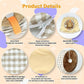 BWOGUE Bunny Tunnel Bed, 2-in-1 Collapsible Tunnel Tubes Toys with Removable Mat Hideout for Cats Kittens Rabbits Guinea Pigs Kitty