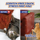 12 Pack Cat Scratch Furniture Protector Tape Sheets – Double-Sided Sticky Training (5 XL, 5 Large, 2 Medium) – Anti-Scratch Couch & Sofa Guard – Clear – Not for Leather, Velvet, Microfiber