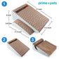 Pets Cat Scratcher Cardboard with Catnip, Removable Cat Scratching Pad with Ball, 2-in-1 Corrugated Cat Scratch Lounge Sofa Refill