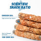 Pawmate Dog Treats Chicken Wrapped Cod Fish Skin Sticks, Healthy High Protein Omega3 Cod Twist Dog Chews Real Chicken Wrap Teeth Cleaning for Large Medium Small Breeds, 10.6 oz
