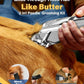 oneisall Dog Grooming Kit for Heavy Thick Hair&Coats/Low Noise Rechargeable Cordless Waterproof Dog Clippers for Grooming Animals&Pets/Pet Shaver with Stainless Steel Blade and Paw Trimmer