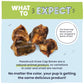 Pawstruck Natural Knee Cap Dog Bones - Treats for Aggressive Chewers, Low Fat & High Protein Chews, Beef Flavor, Long-Lasting Rawhide Alternatives