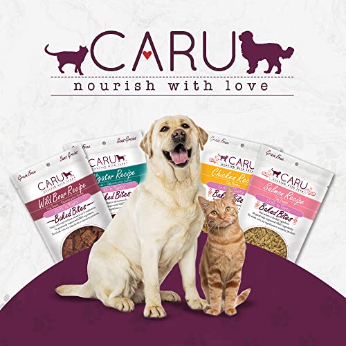 CARU - Soft 'n Tasty Baked Bites - Rabbit Bites Dog Treats - Flavorful Training Treats - 3.75 oz